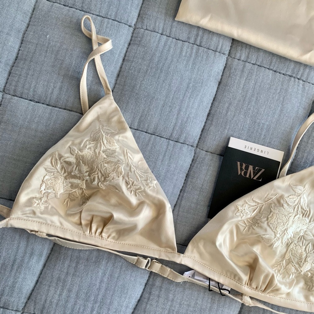 NWT Zara Lingerie Top